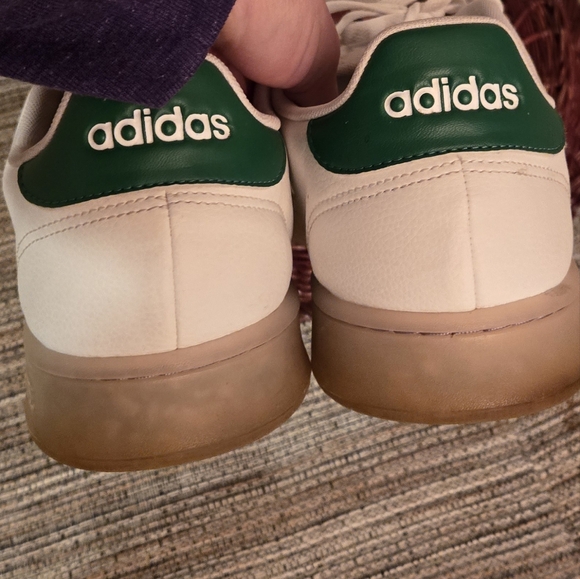 ADIDAS Advantage Eco Sneakers Primegreen Perforated 3 Stripes Men's 13 VGUC - Picture 5 of 11